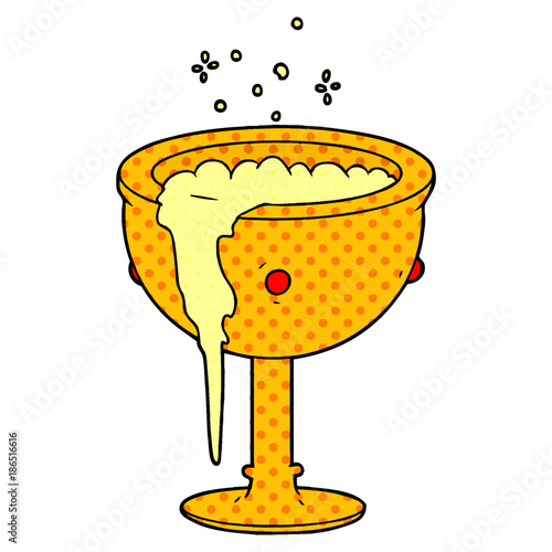 cartoon magic goblet