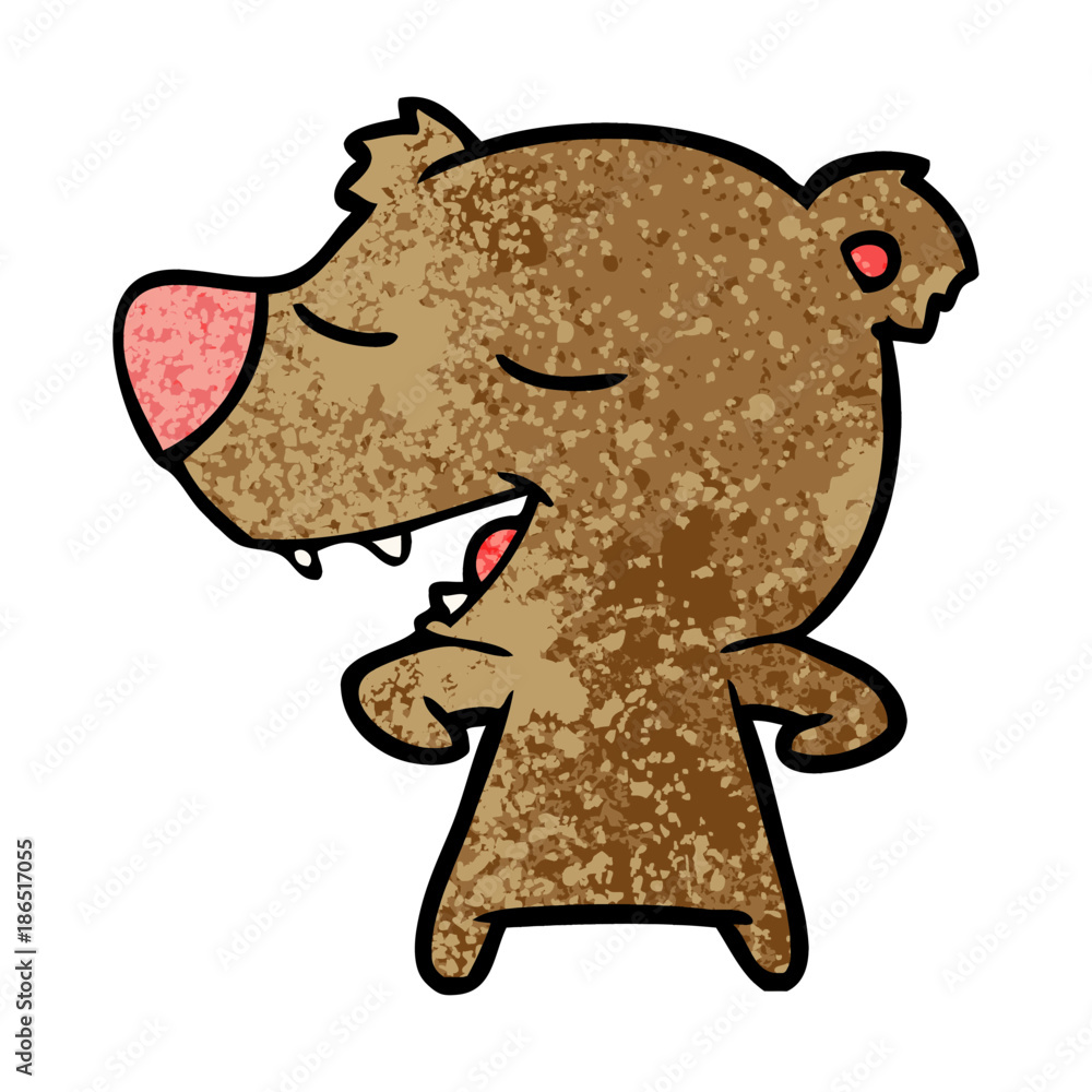 Obraz premium cartoon bear