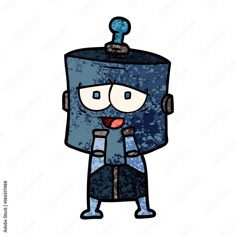cartoon robot cartoon robot