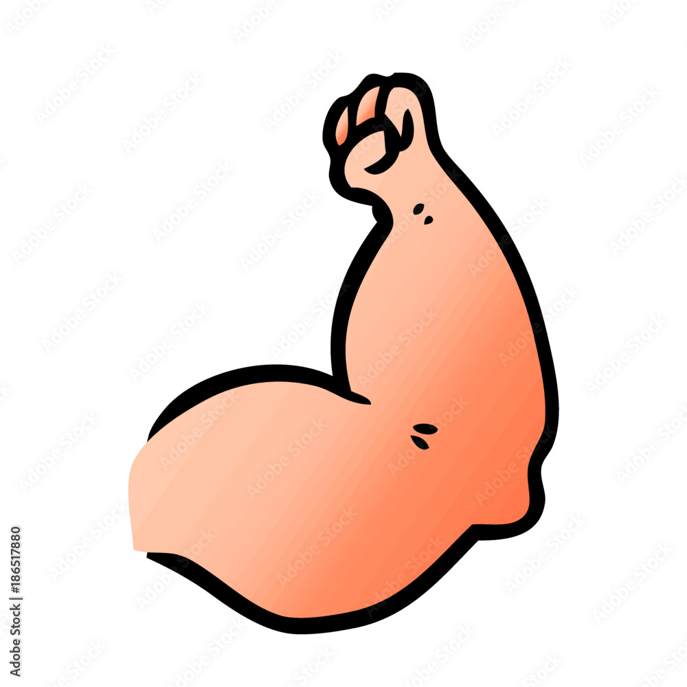 cartoon strong arm cartoon strong arm