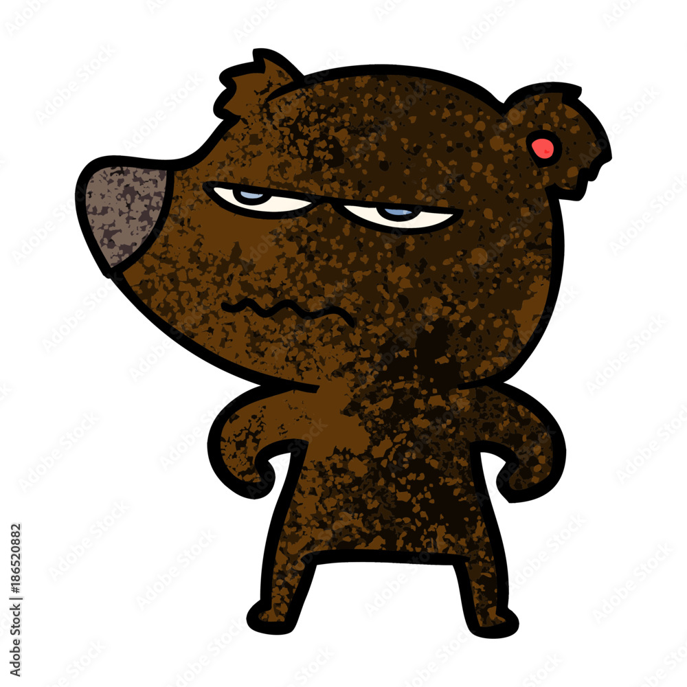 Fototapeta premium bear cartoon character