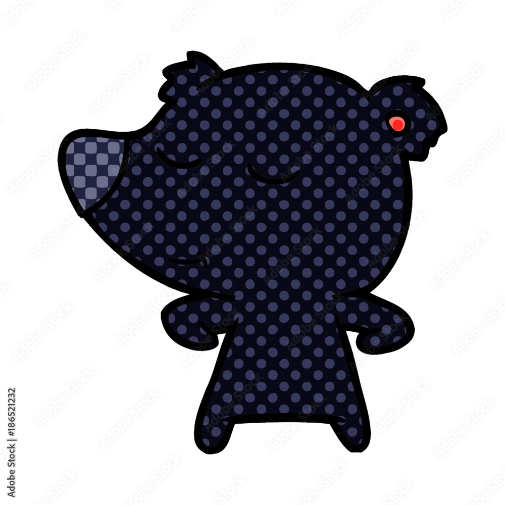 Fototapeta premium bear cartoon character