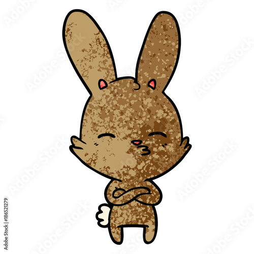curious bunny cartoon