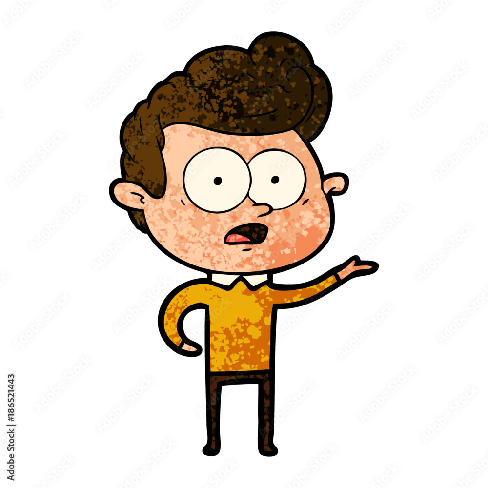 cartoon staring man cartoon staring man