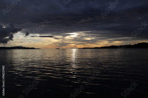 Norwegian Sea and dramatic clouds