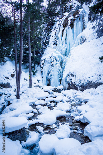 Wasserfall Winter