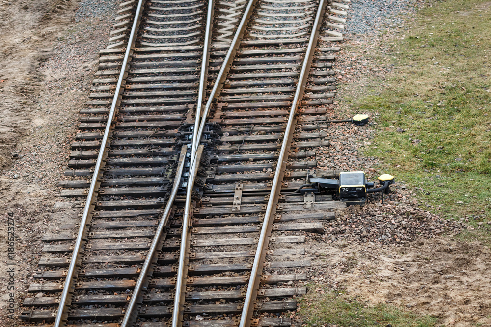 Obraz premium Железнодорожное полотно