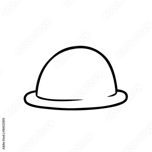 cartoon bowler hat