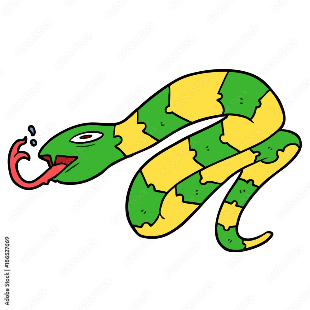 cartoon hissing snake cartoon hissing snake