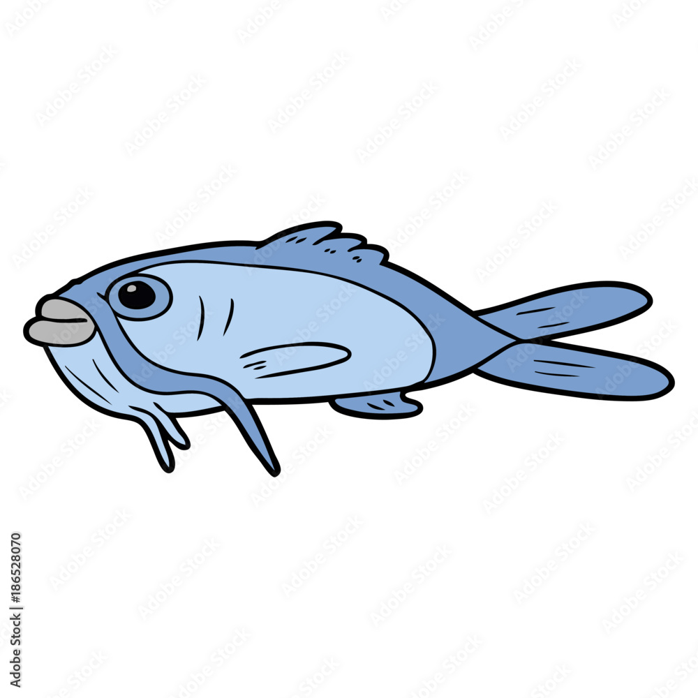 Obraz premium cartoon catfish