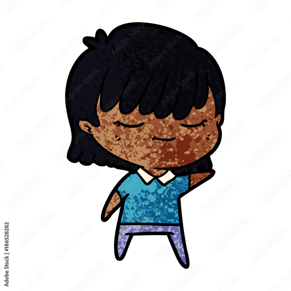 cartoon woman
