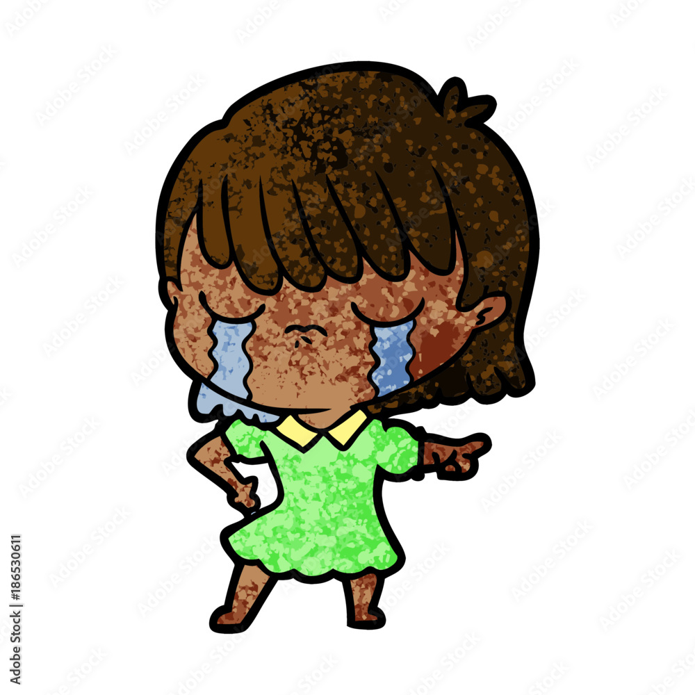 cartoon woman crying cartoon woman crying