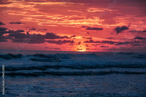 Sonnenuntergang Rotlicht, Amazing, Sea