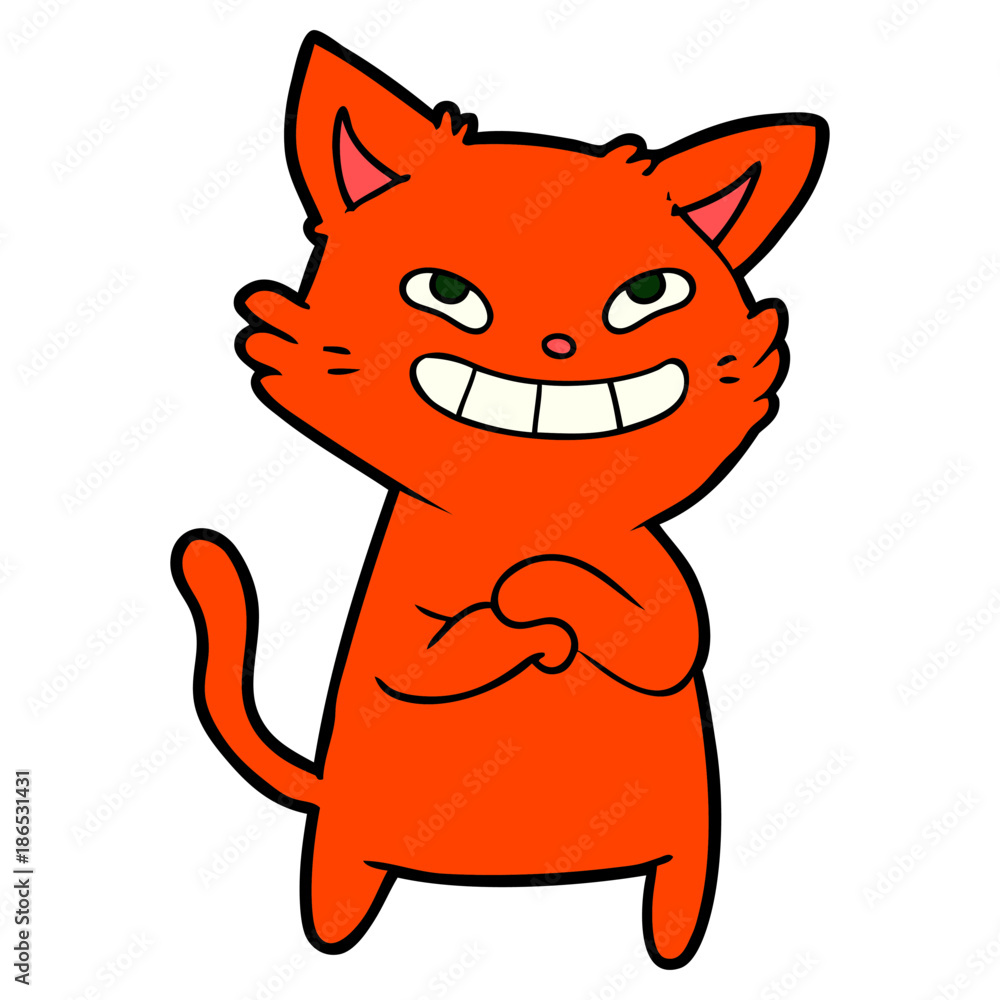 happy cartoon cat happy cartoon cat