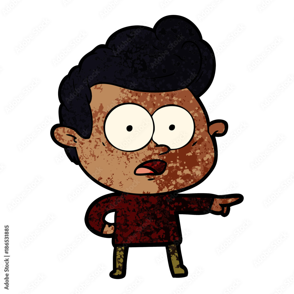 cartoon staring man cartoon staring man