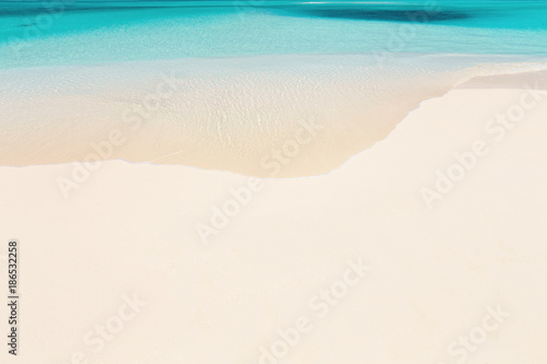 Topical sandy beach