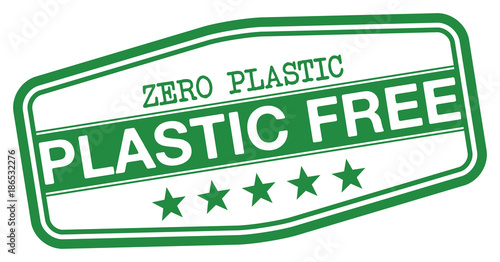 Plastic Free (Zero Plastic) Stamp