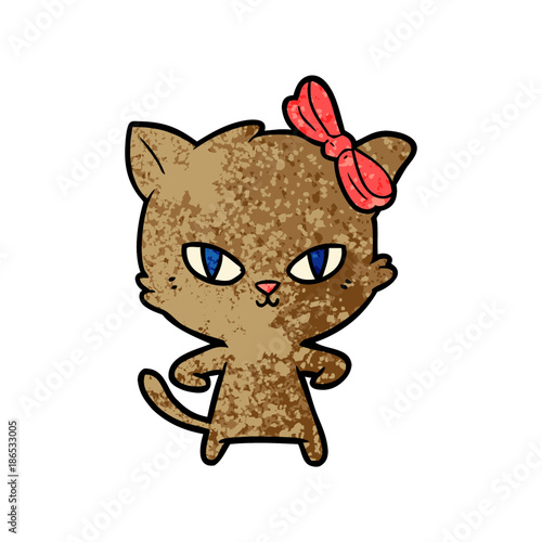 cute cartoon cat