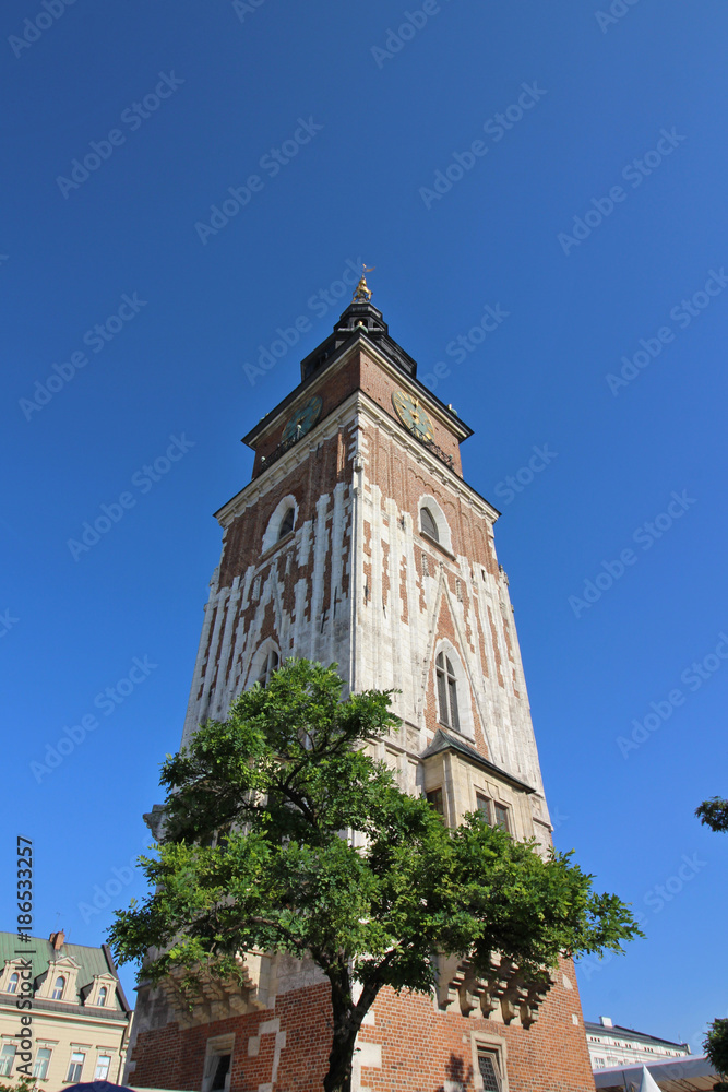 Torre del Ayuntamiendo de Cracovia, Polonia