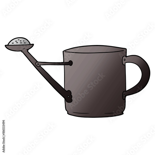 cartoon watering can