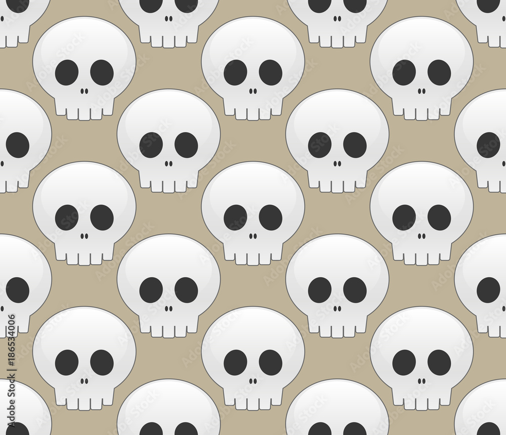 Seamless pattern with skulls. Seamless pattern with skulls.