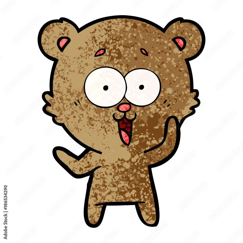 laughing teddy bear cartoon laughing teddy bear cartoon