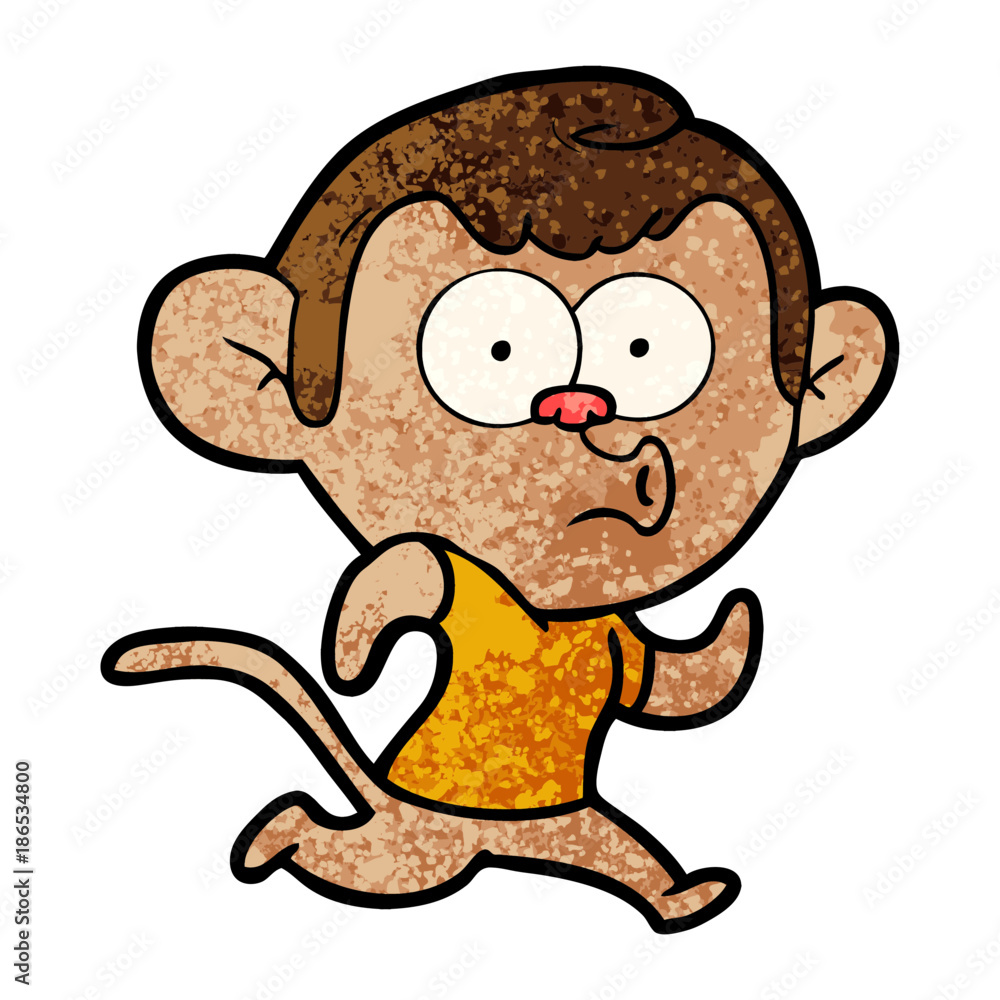 cartoon hooting monkey cartoon hooting monkey