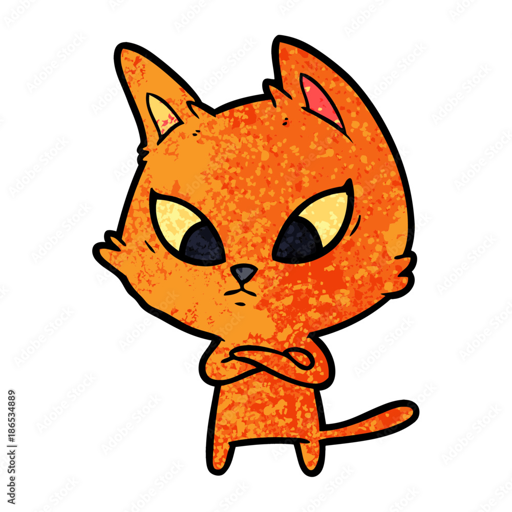 confused cartoon cat confused cartoon cat