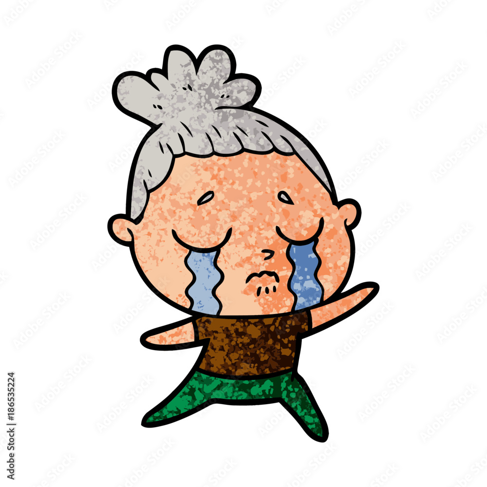 cartoon crying woman cartoon crying woman