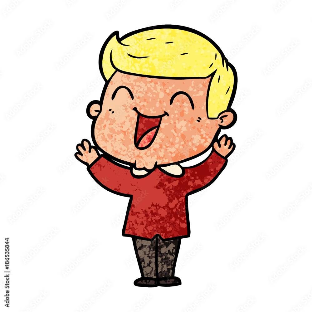 cartoon man laughing cartoon man laughing