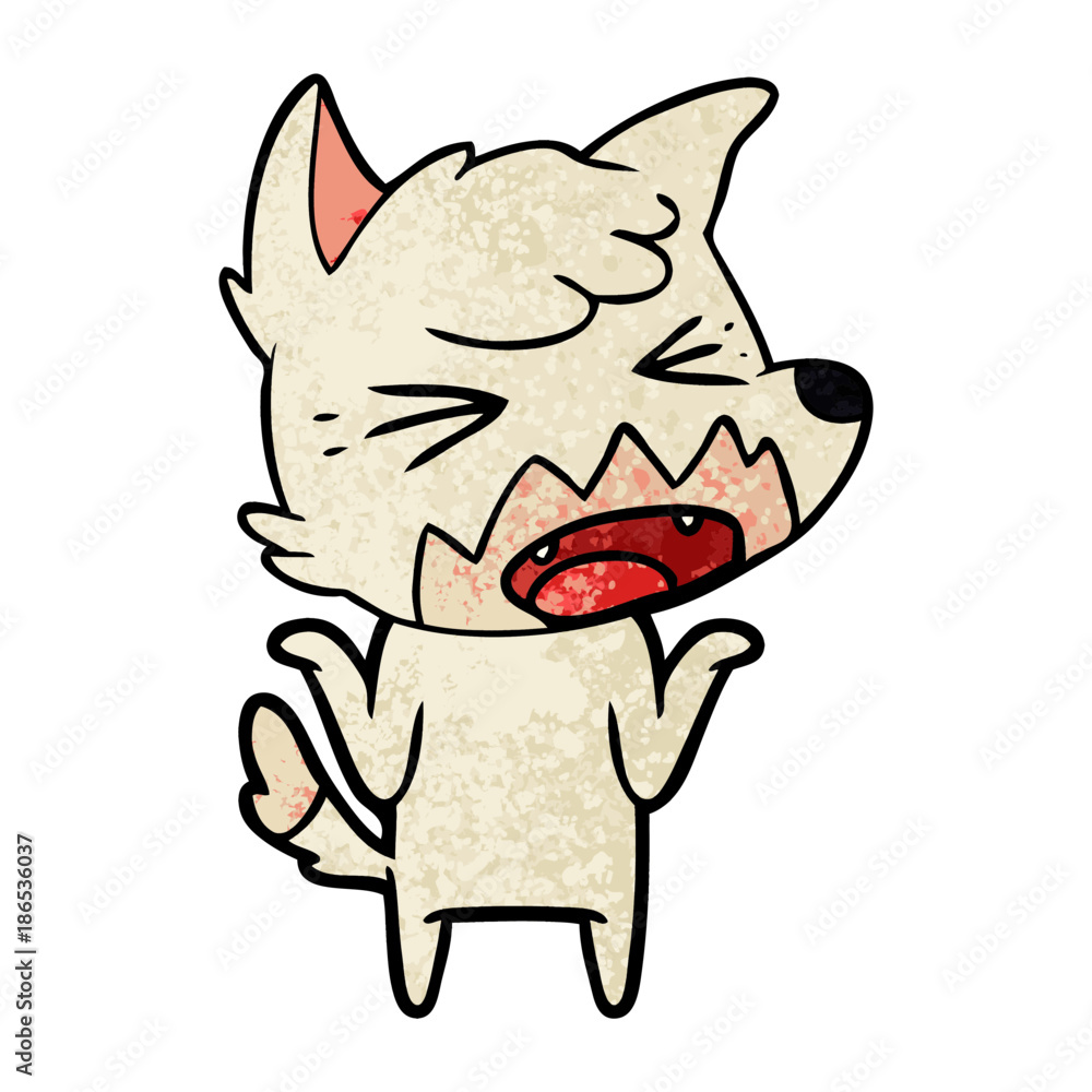 angry cartoon fox angry cartoon fox