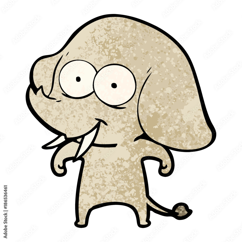 happy cartoon elephant happy cartoon elephant