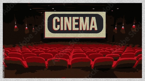 Empty cinema room