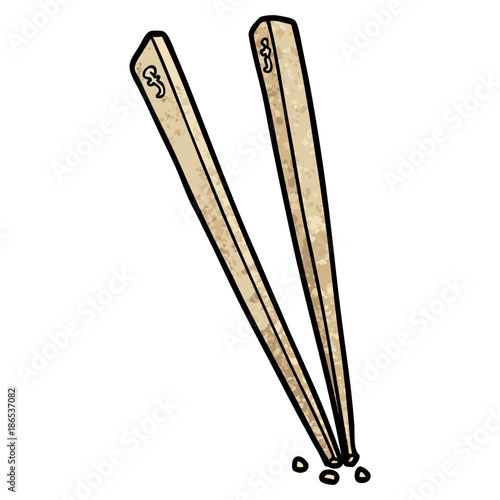 cartoon chopsticks