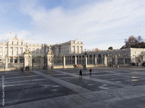 Royal palace of Madrid. Madrid, Spain.