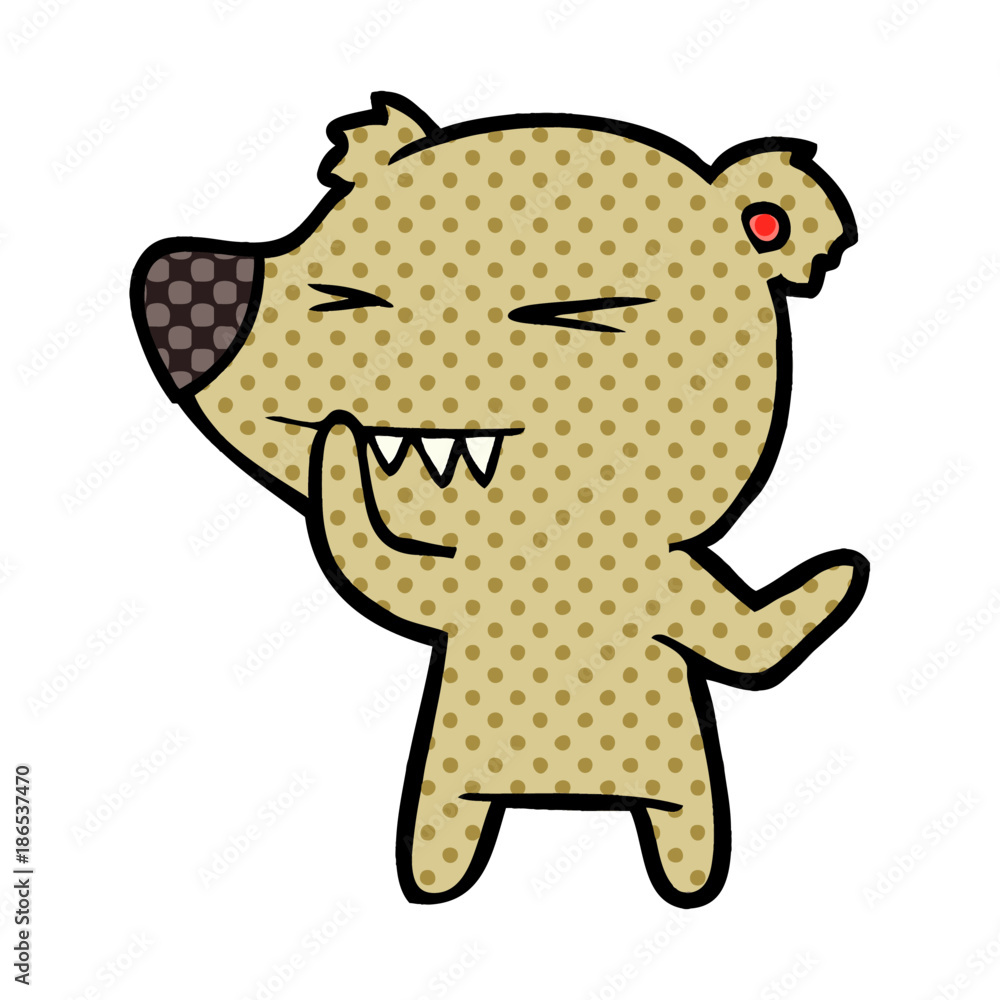 Obraz premium bear cartoon character