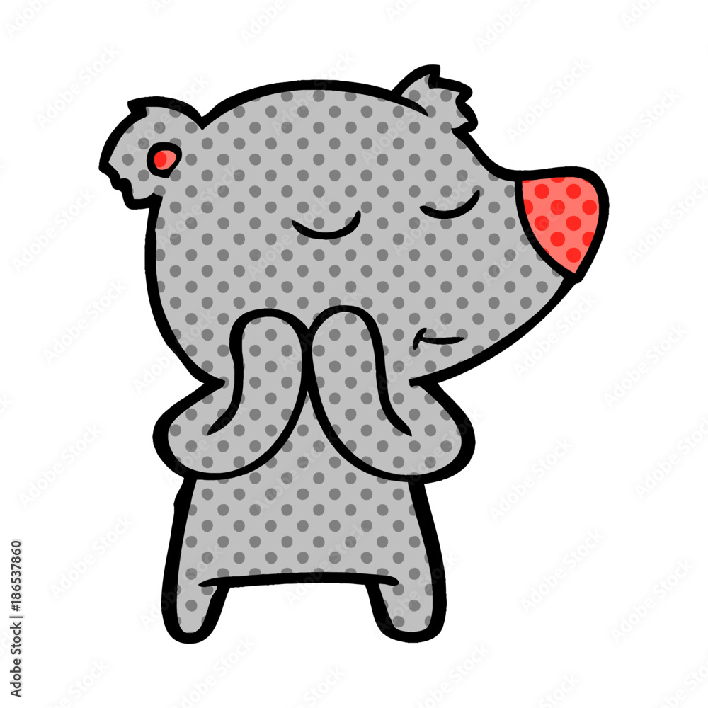 Obraz premium bear cartoon character
