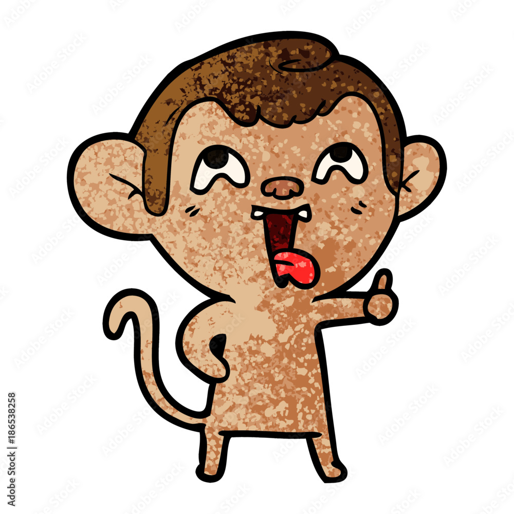 crazy cartoon monkey crazy cartoon monkey
