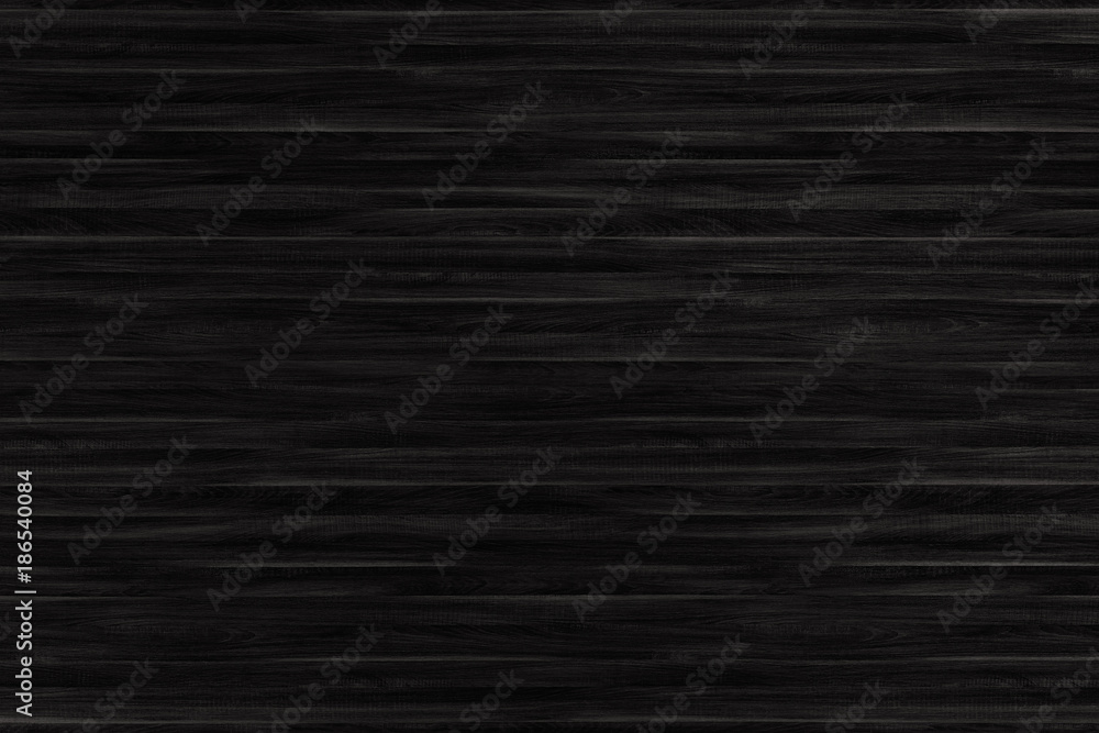 Naklejka premium Wood texture with natural patterns, black wooden texture.
