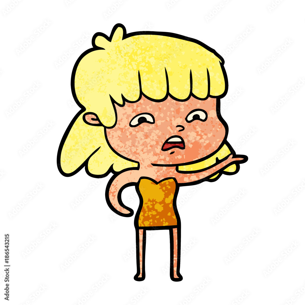 cartoon worried woman cartoon worried woman