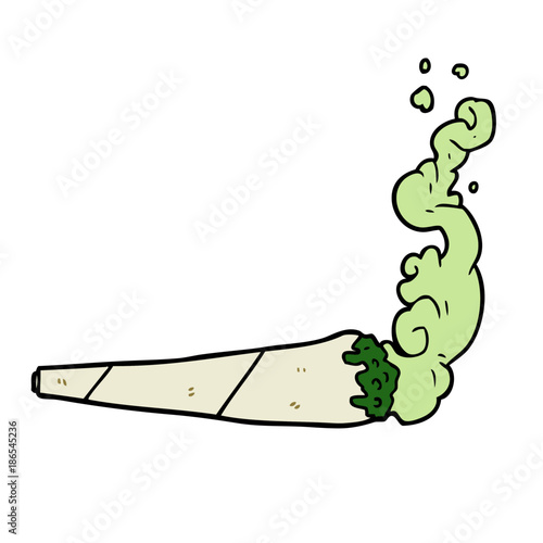 cartoon marijuiana joint