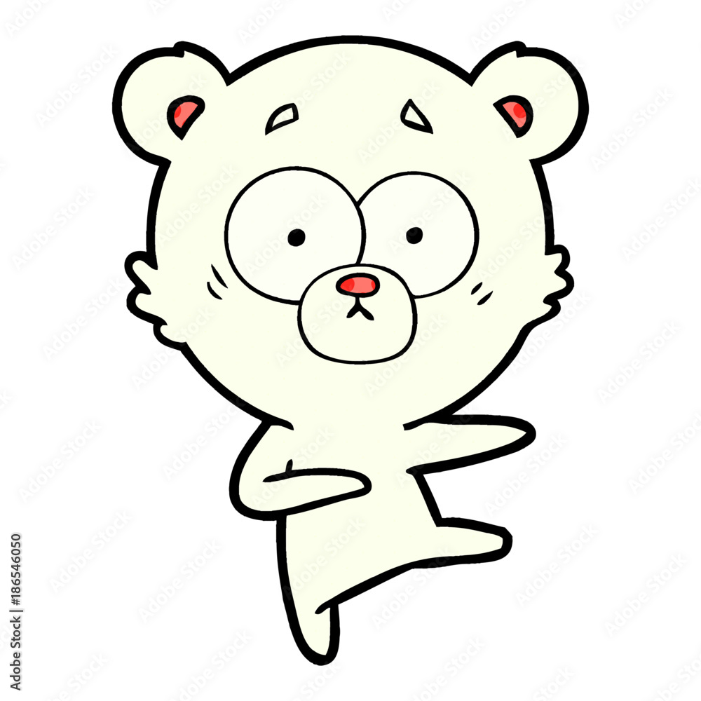Obraz premium polar bear cartoon