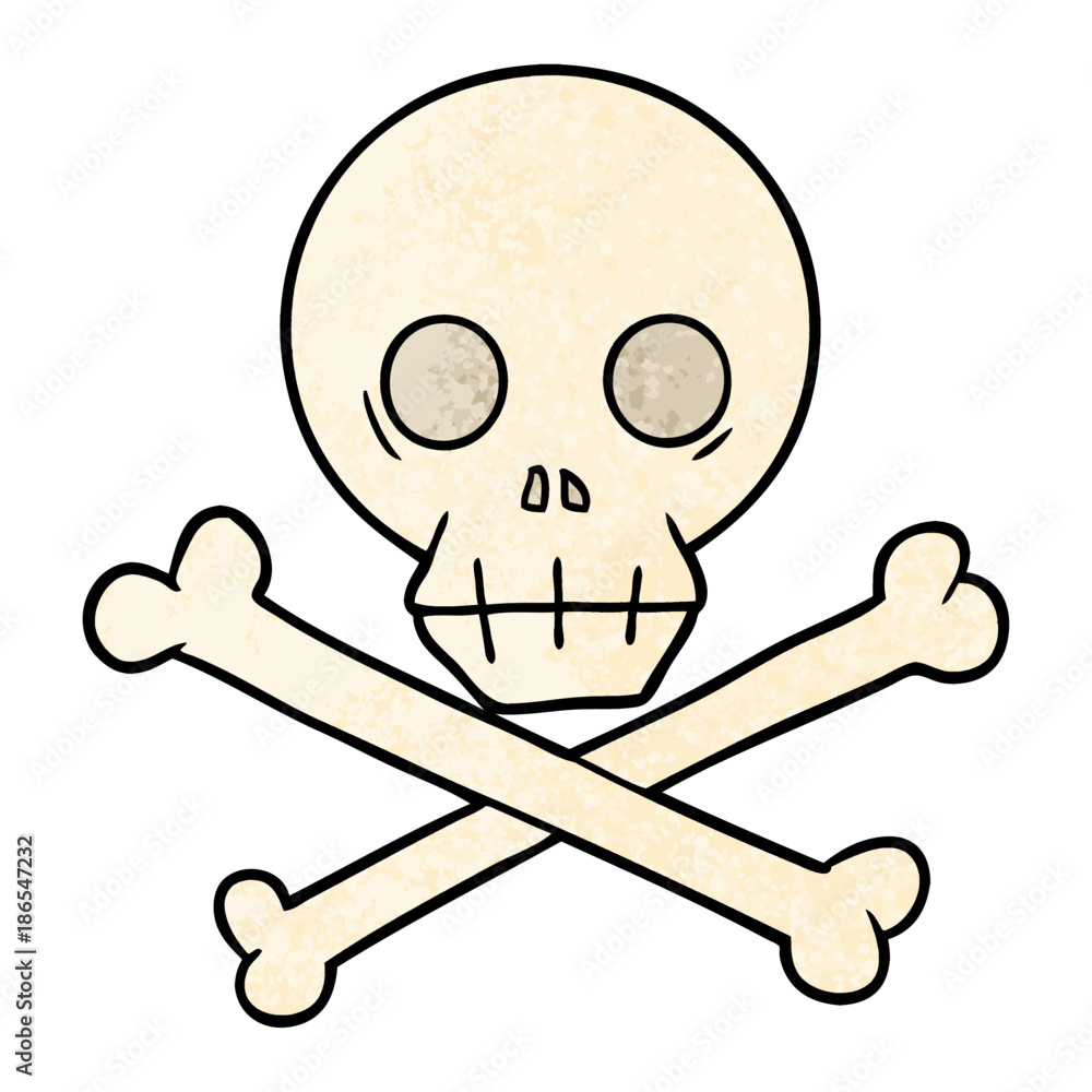 cartoon skull and crossbones cartoon skull and crossbones