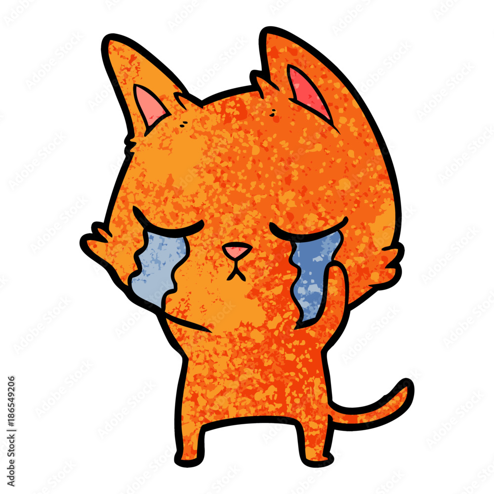 crying cartoon cat crying cartoon cat