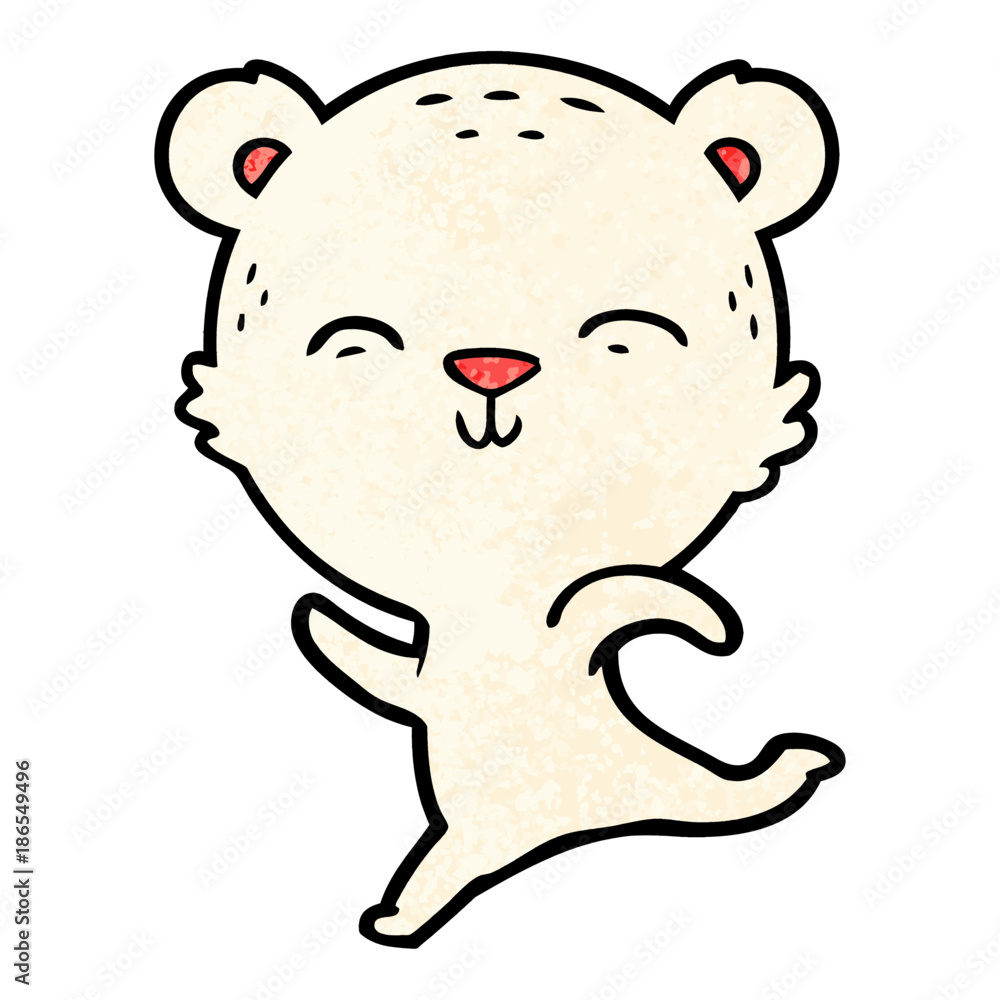 Obraz premium polar bear cartoon