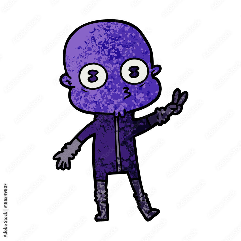 cartoon weird bald spaceman cartoon weird bald spaceman