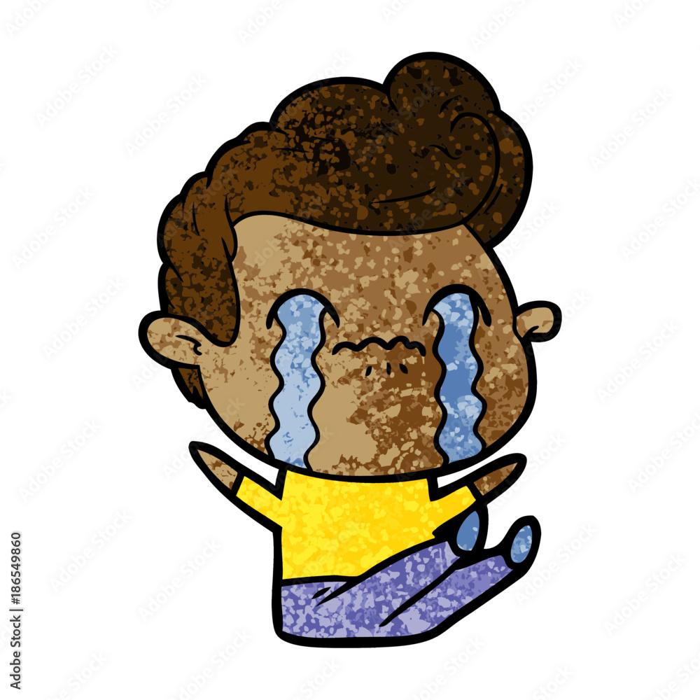 cartoon man crying cartoon man crying
