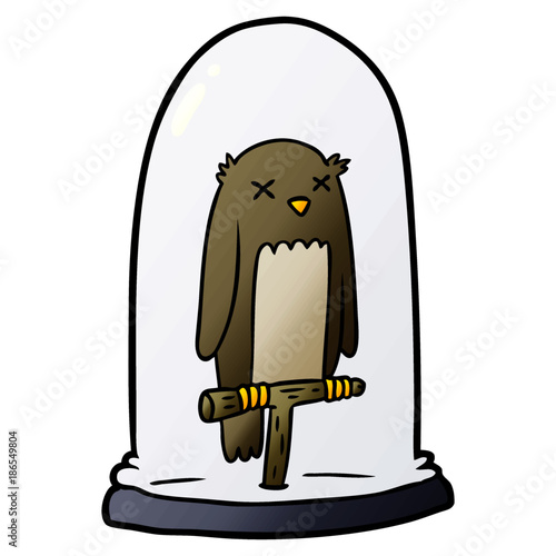 cartoon stuffed owl