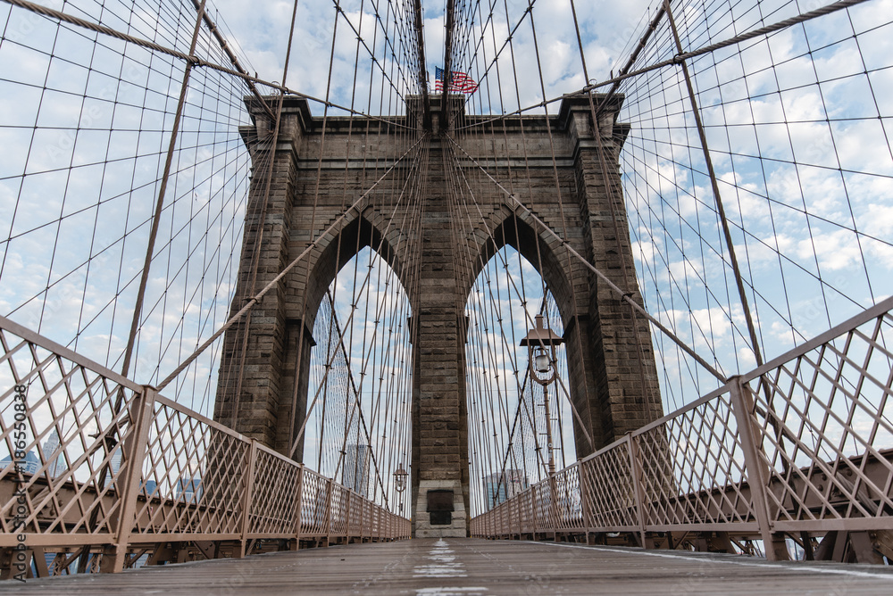 Naklejka premium Most Brookliński