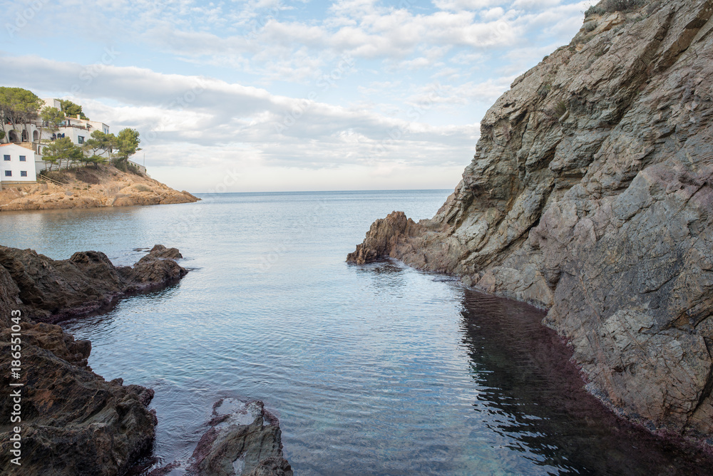 The cove sa tuna in Begur, Costa brava, Girona